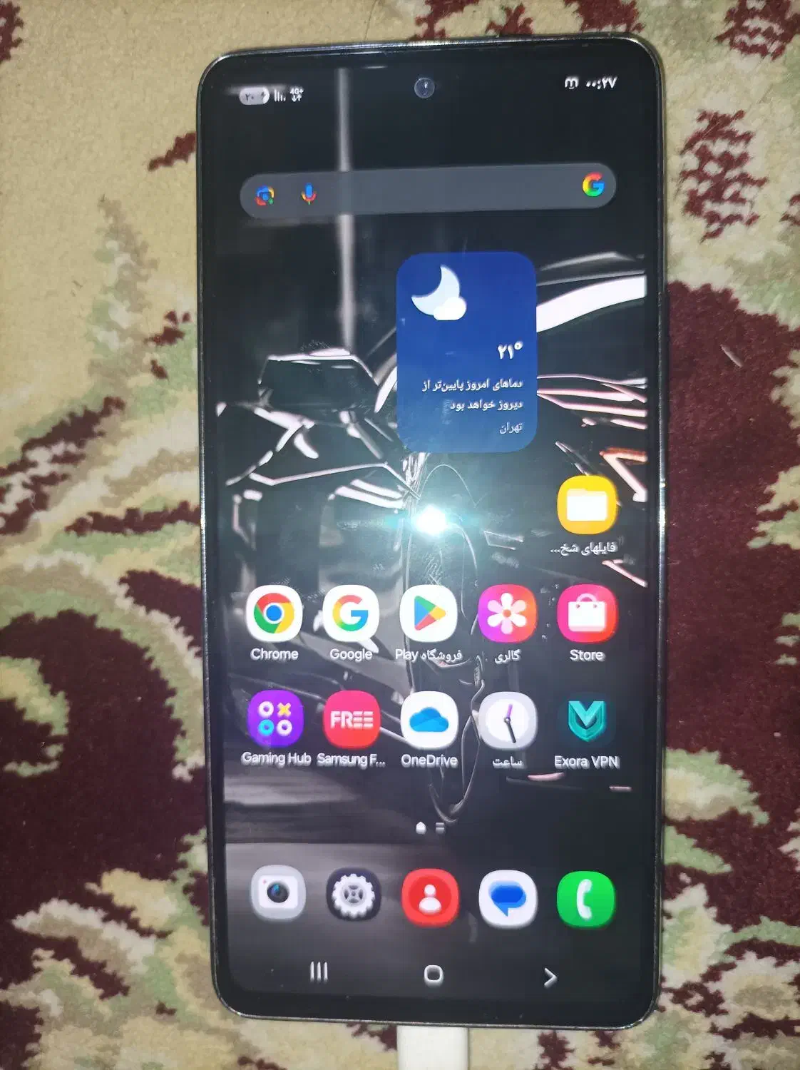 گوشی a53 5g ویتنام رنگ مشکی رم ۸g حافظه ۲۵۶g|موبایل|شیراز, بازار|دیوار