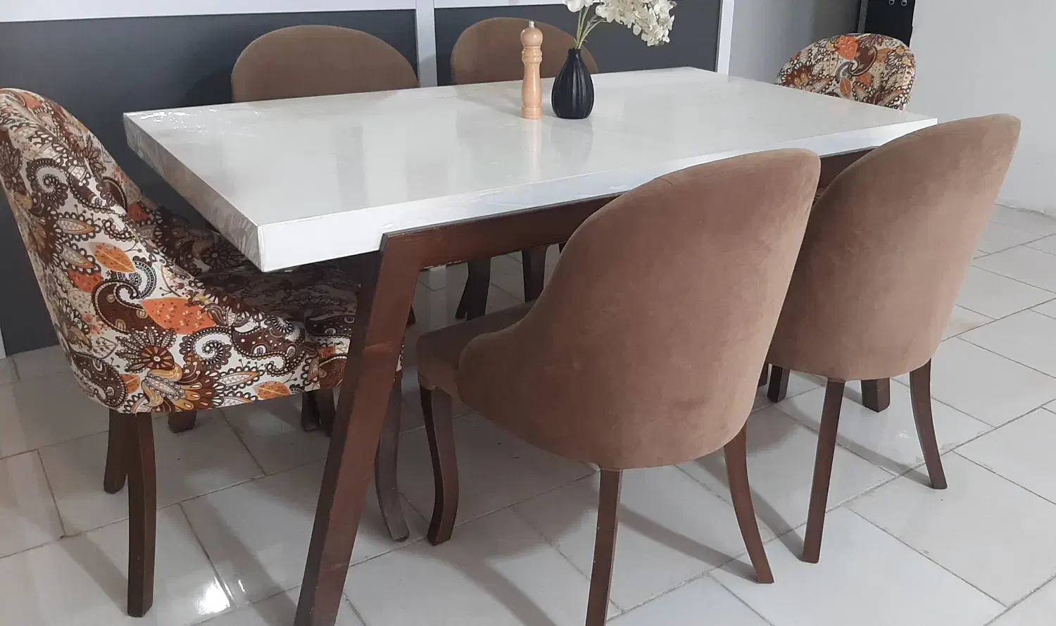 میز ناهارخوری ۶نفره|میز و صندلی غذاخوری|پردیس, فاز ۸|دیوار