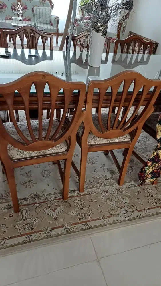 میز ناهار خوری ۸ نفره|میز و صندلی غذاخوری|رودهن, |دیوار