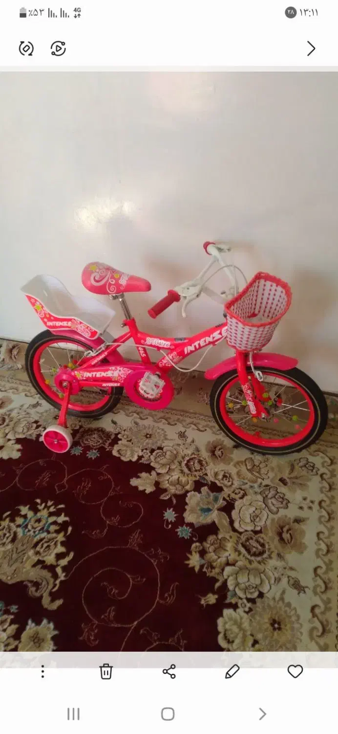 دوچرخه دخترانه وپسرانه سایز ۱۲ نونو|دوچرخه، اسکیت، اسکوتر|محمدشهر, محمدشهر|دیوار