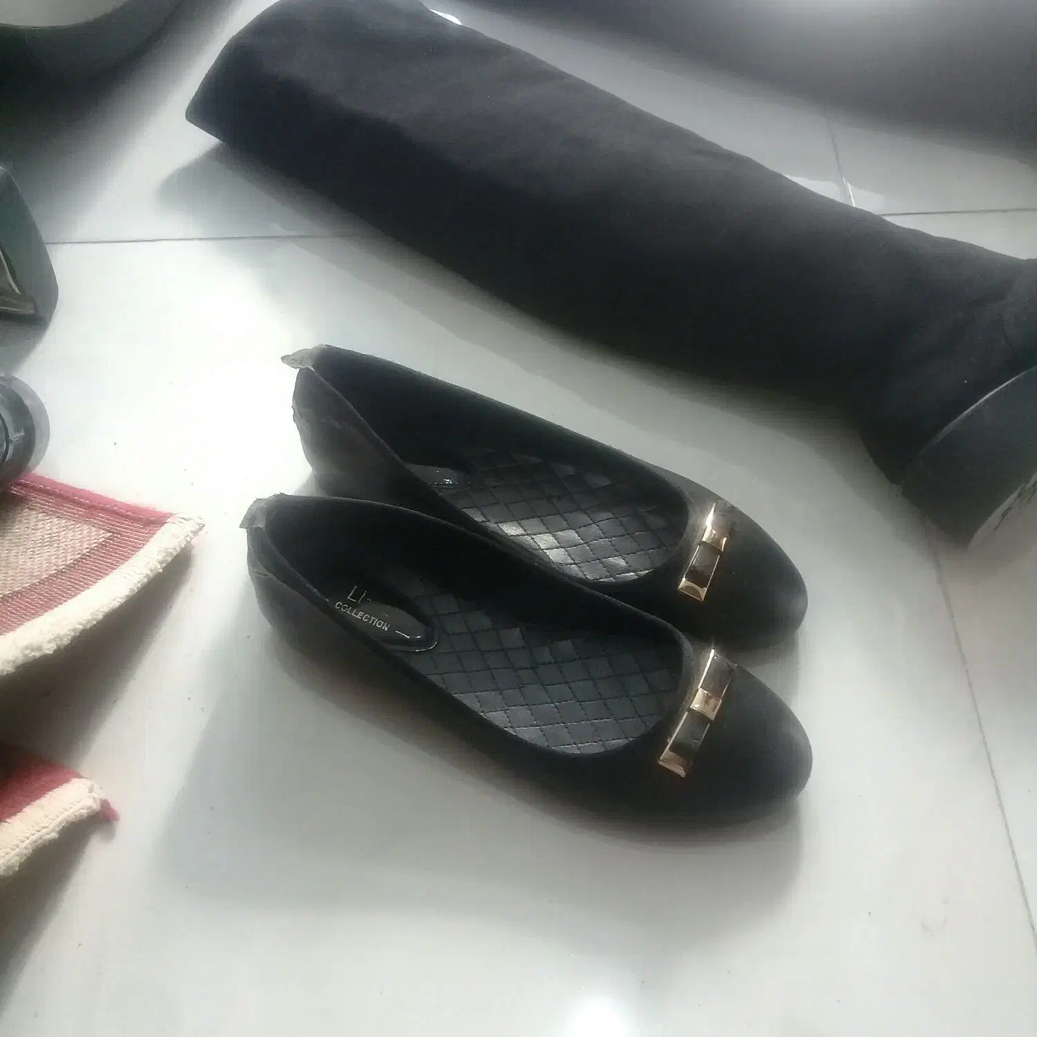 بوت ساق بلندمخمل و کالج زنانه|کیف، کفش، کمربند|پاکدشت, حصار امیر|دیوار