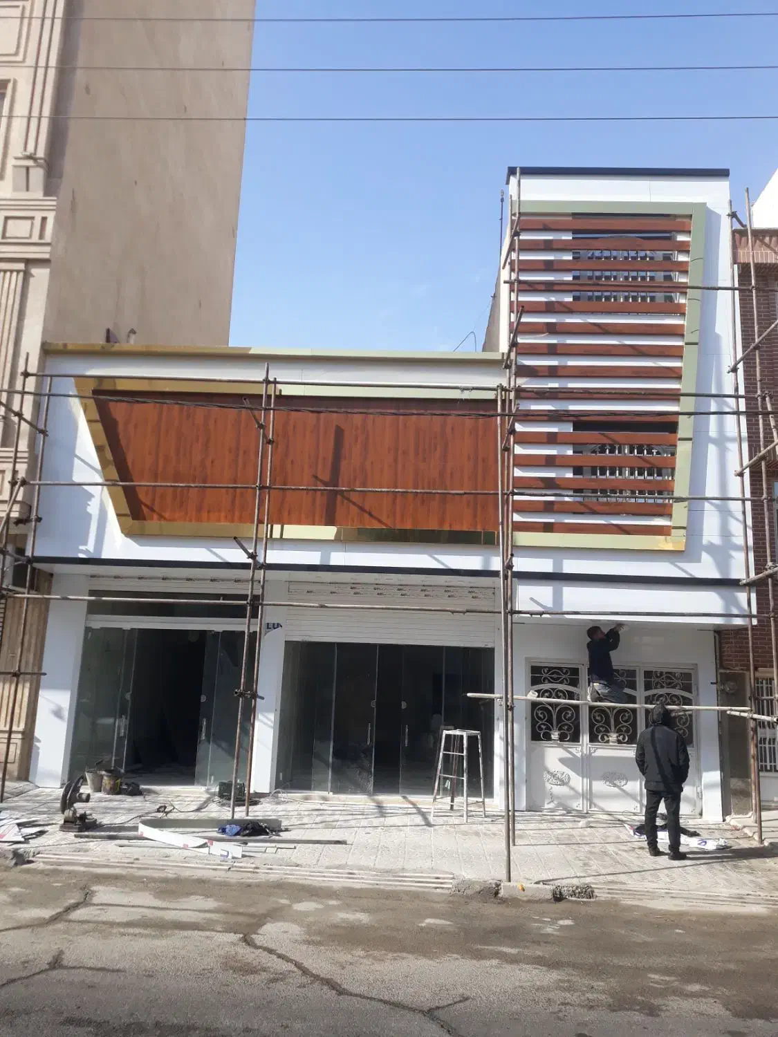 اجرا نما کامپوزیت چوب حروف برجسته|خدمات پیشه و مهارت|قم, نیروگاه|دیوار