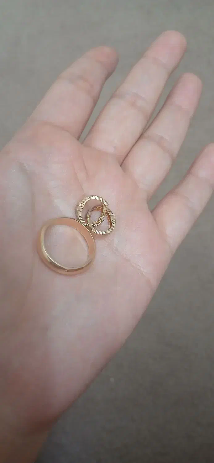 حلقه طلا نو ،گوشواره ریز|جواهرات|پاکدشت, پاکدشت (مامازند)|دیوار