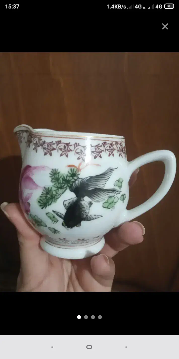 قوری عتیقه و لیوان لهستان|کلکسیون اشیاء عتیقه|تبریز, |دیوار