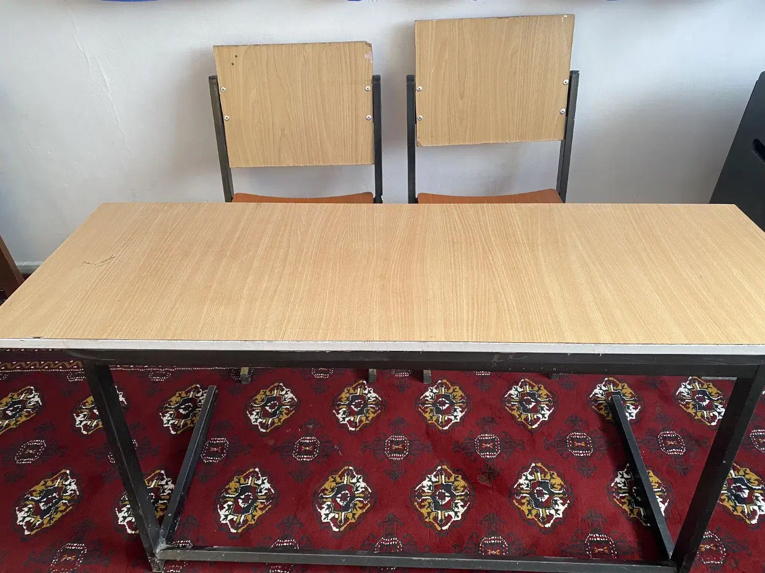 میز ودوعدد صندلی|صندلی و نیمکت|گنبد کاووس, |دیوار