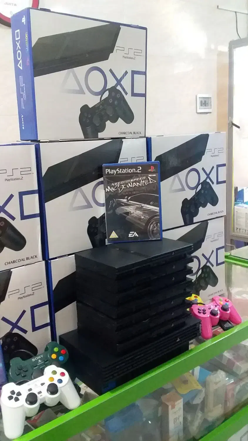 فروش پلی استیشن ps2 فلشخور۳ فول پک مشکی.5NEW۴|حراج|پاکدشت, پاکدشت (مامازند)|دیوار