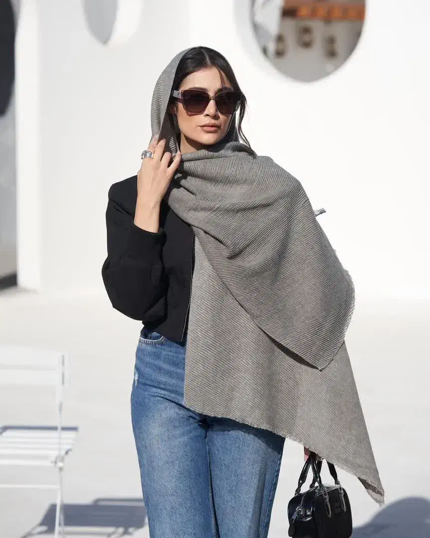 شال پاییزه برشکا طرح بانداراس|لباس|یزد, |دیوار