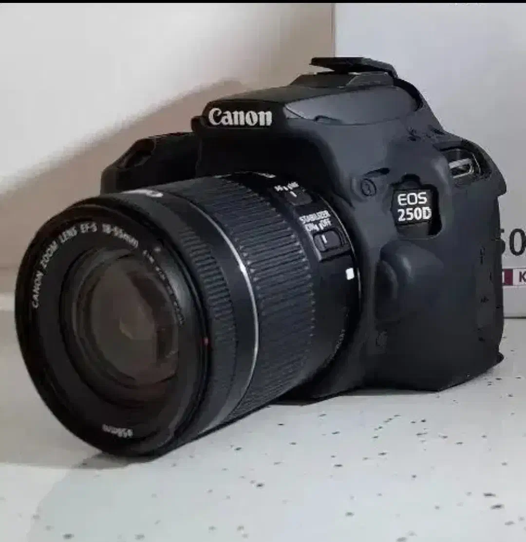 دوربین کنون ۲۵۰ دی D با لوازم جانبی با لنز 50فیت|دوربین عکاسی و فیلمبرداری|اردبیل, |دیوار