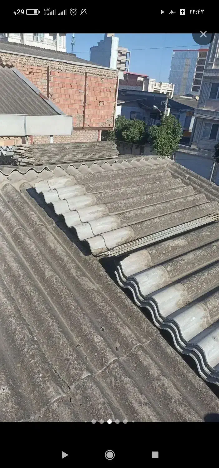 ایرانیت  دسته دوم|مصالح و تجهیزات ساختمان|گرگان, |دیوار