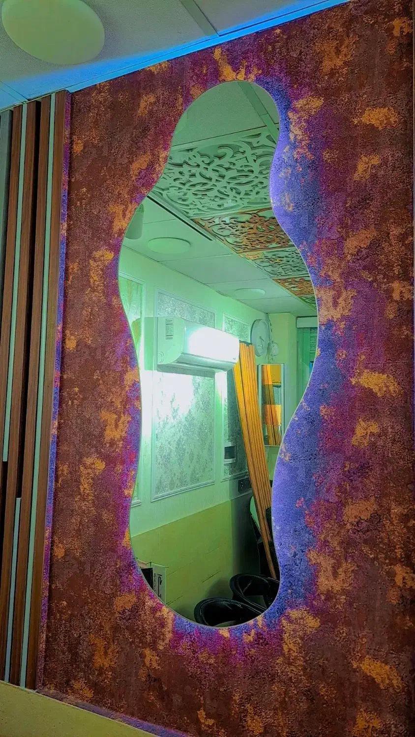 آینه ۱۲۰×۶۰ دفرمه|آینه|رشت, استقامت ۲|دیوار