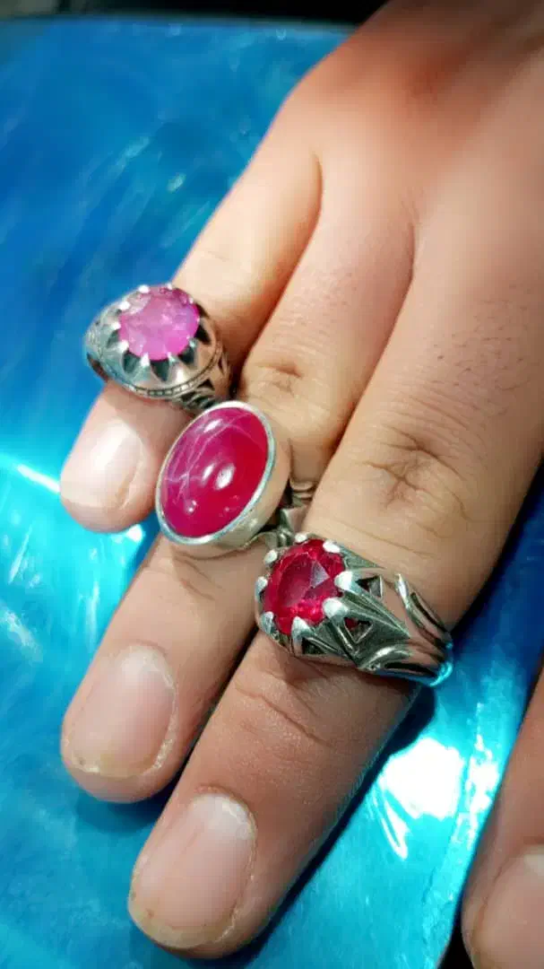 ۳ عدد یاقوت مردانه|جواهرات|زاهدان, |دیوار