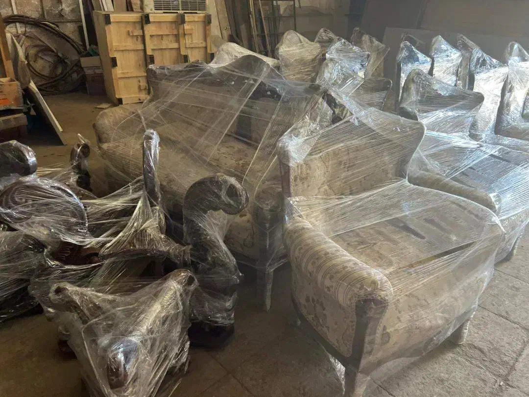 مبل استیل 7 نفره با میز غذاخوری 10 نفره وجلو مبلی|مبلمان خانگی و میز عسلی|باغستان, |دیوار