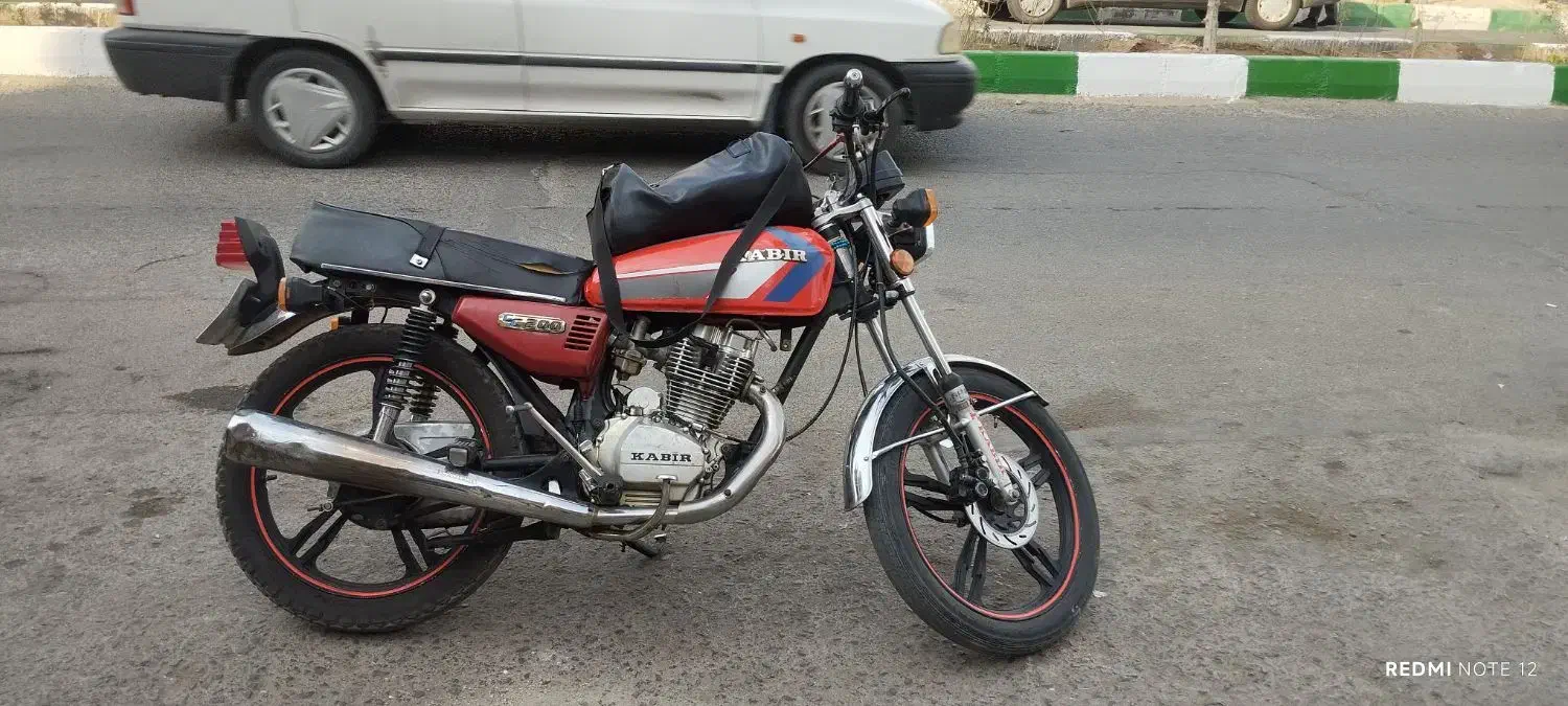 متور 200کبیر استارتی|موتورسیکلت|بومهن, |دیوار