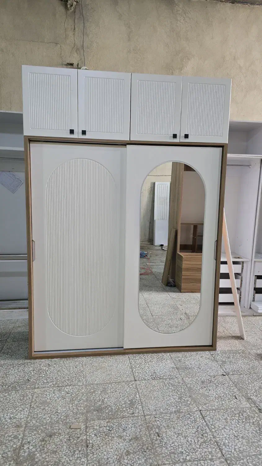 کمد لباس درب ریلی ممبران مدل هلالی (پازلی سفارشی)|جاکفشی، کمد، دراور|تهران, یافتآباد|دیوار