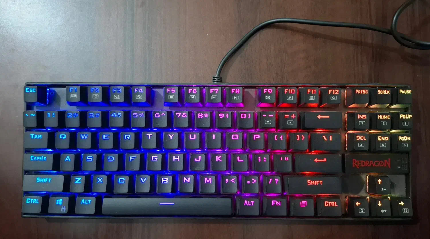 کیبورد رداگون مدل k552 سوئیچ قرمز|قطعات و لوازم جانبی رایانه|باغستان, |دیوار