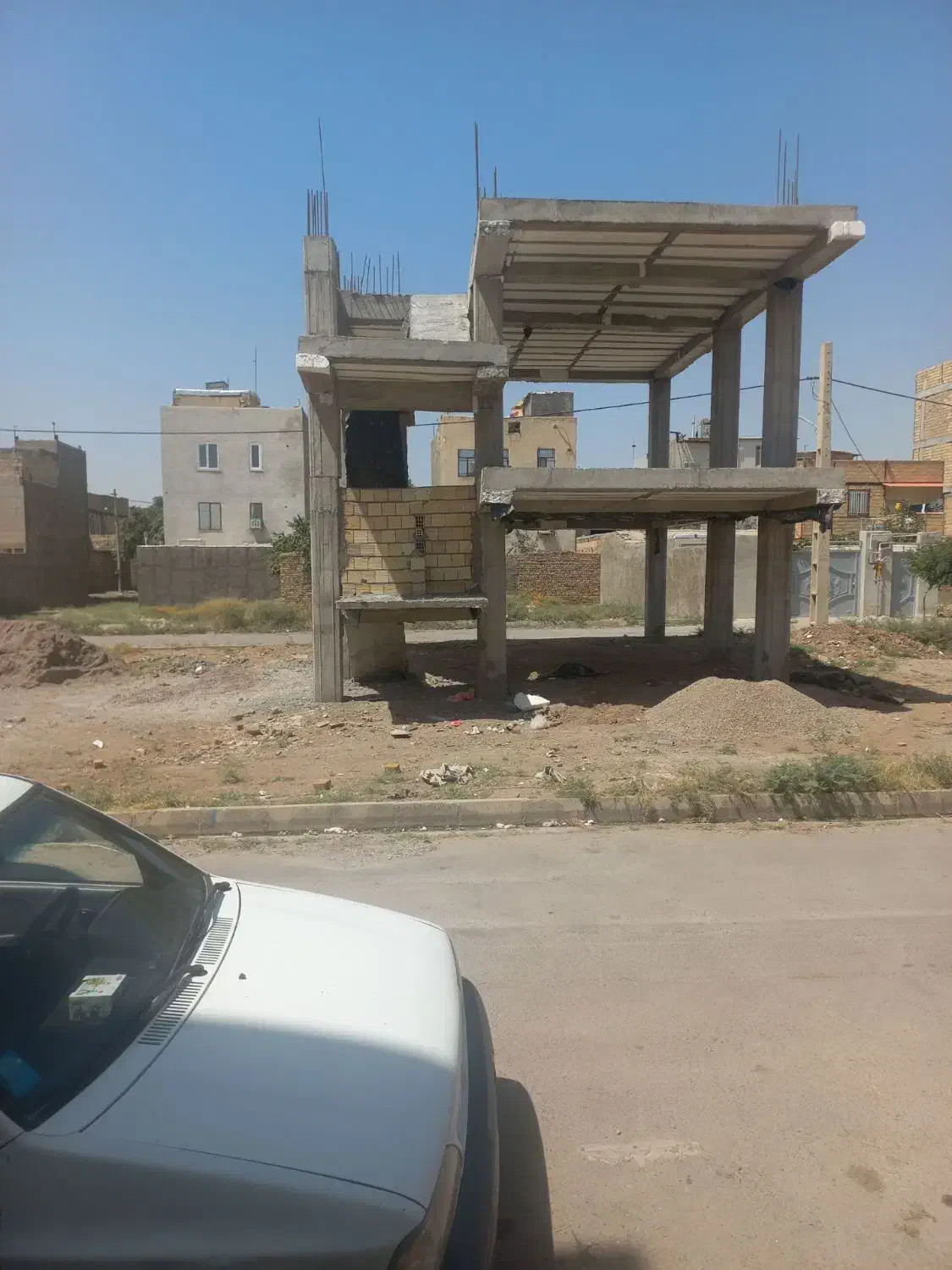 ساختمان نیمه کاره نصرت آباد|فروش آپارتمان|الوند, |دیوار