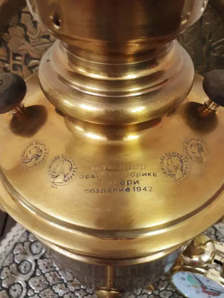 سماور زغالی با مهر روس|سماور، چای‌ساز، قهوه‌ساز|تهران, آهنگ|دیوار