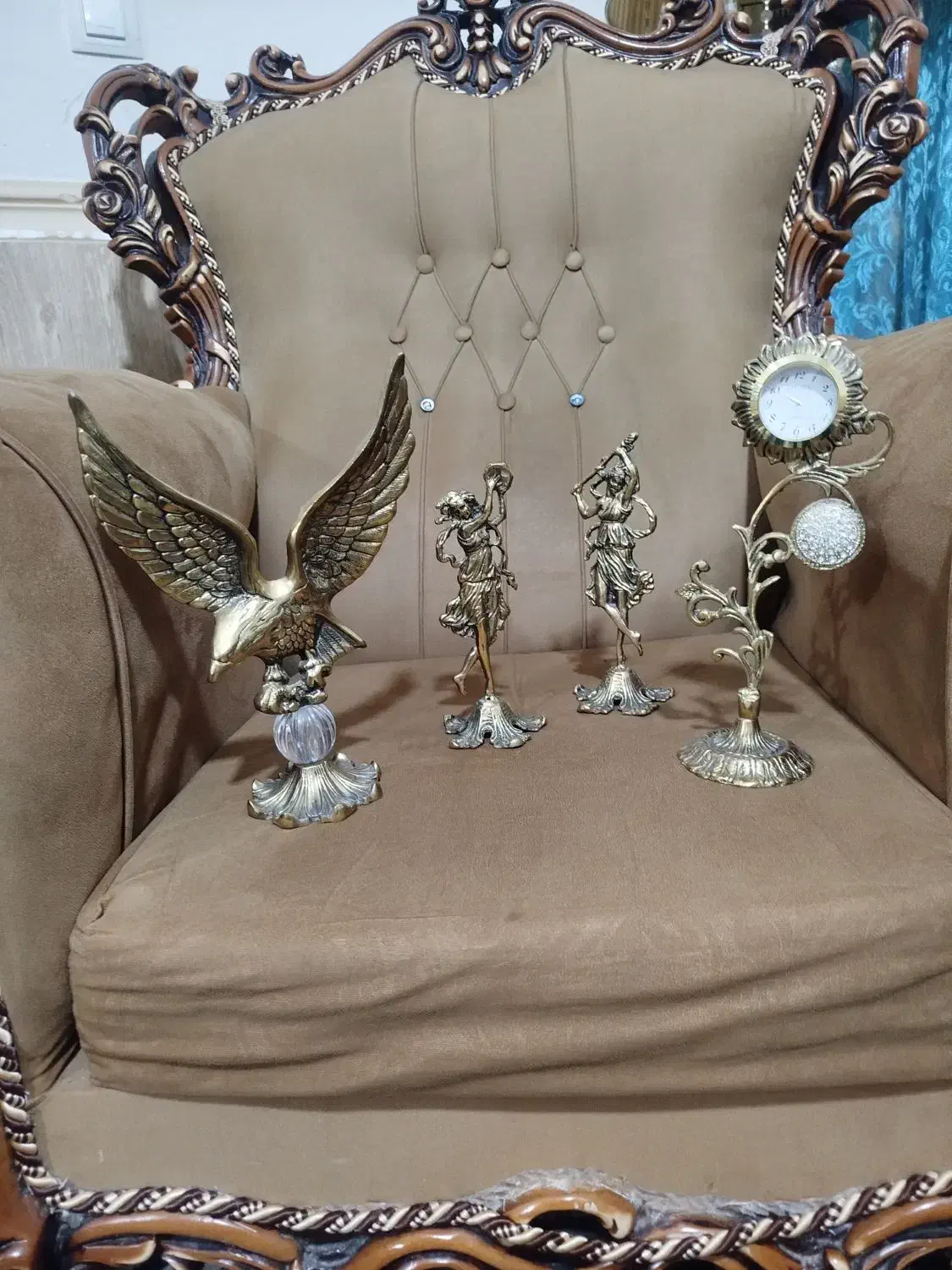 سماور زغالی برنجی|سماور، چای‌ساز، قهوه‌ساز|محمدشهر, محمدشهر|دیوار