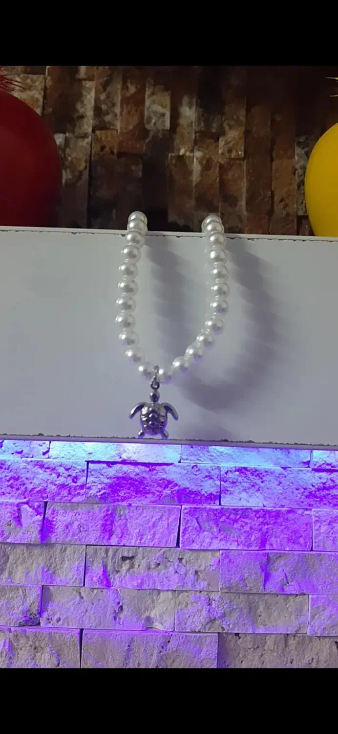گردنبند مروارید دست‌ساز  ظریف، شیک و خاص|زیورآلات و اکسسوری|سمنان, |دیوار