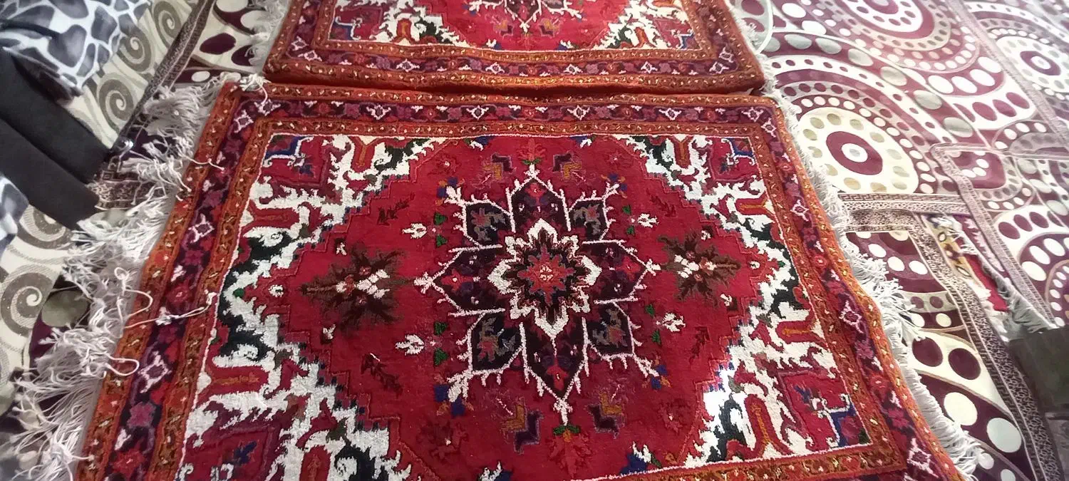 دو‌جفت‌فرش‌خالچه‌بسیار‌تمیز|فرش|اهر, |دیوار