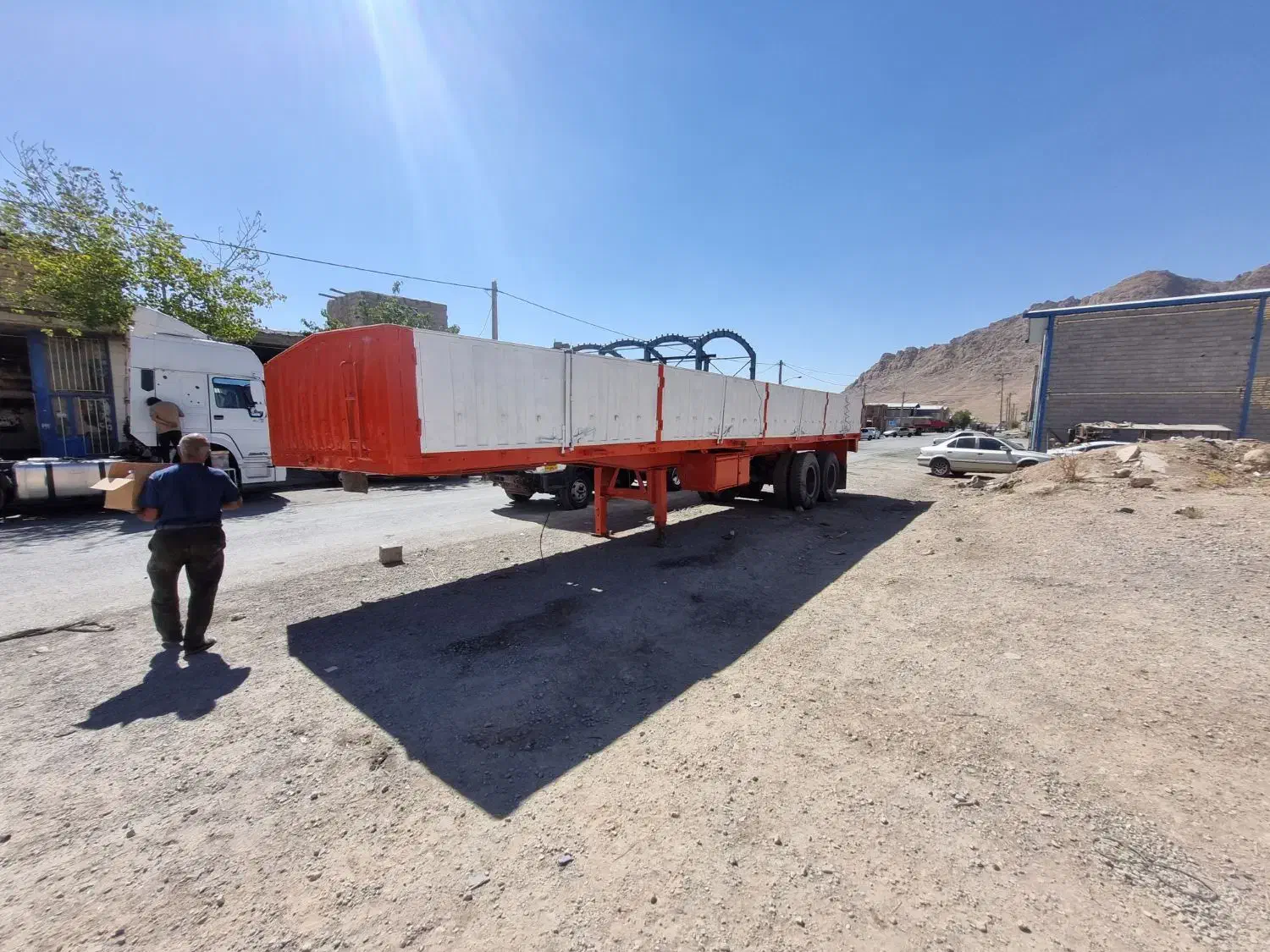 لبه دار ۲ محور چرخ ۲۴|خودرو سنگین|اشکذر, |دیوار