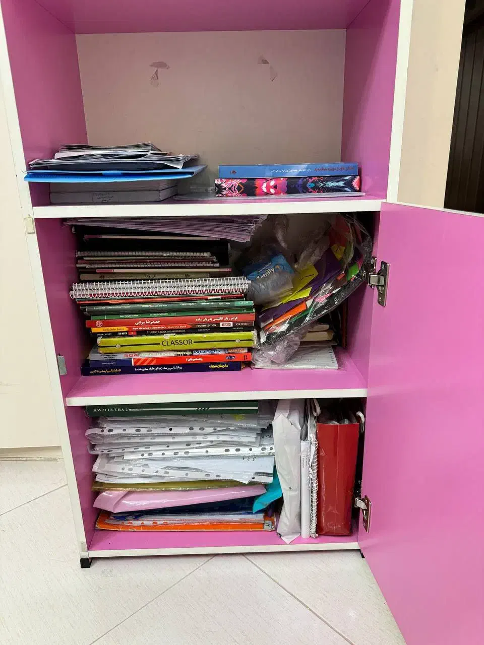 کتابخانه چوبی و سالم|کتابخانه، شلف، قفسههای دیواری|مشهد, نیروی هوایی|دیوار