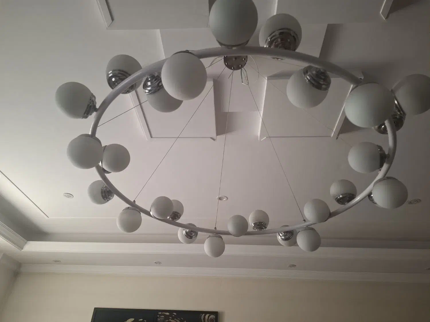 لوستر مولکولی 28 شاخه|لوستر و چراغ آویز|کرج, گلشهر|دیوار