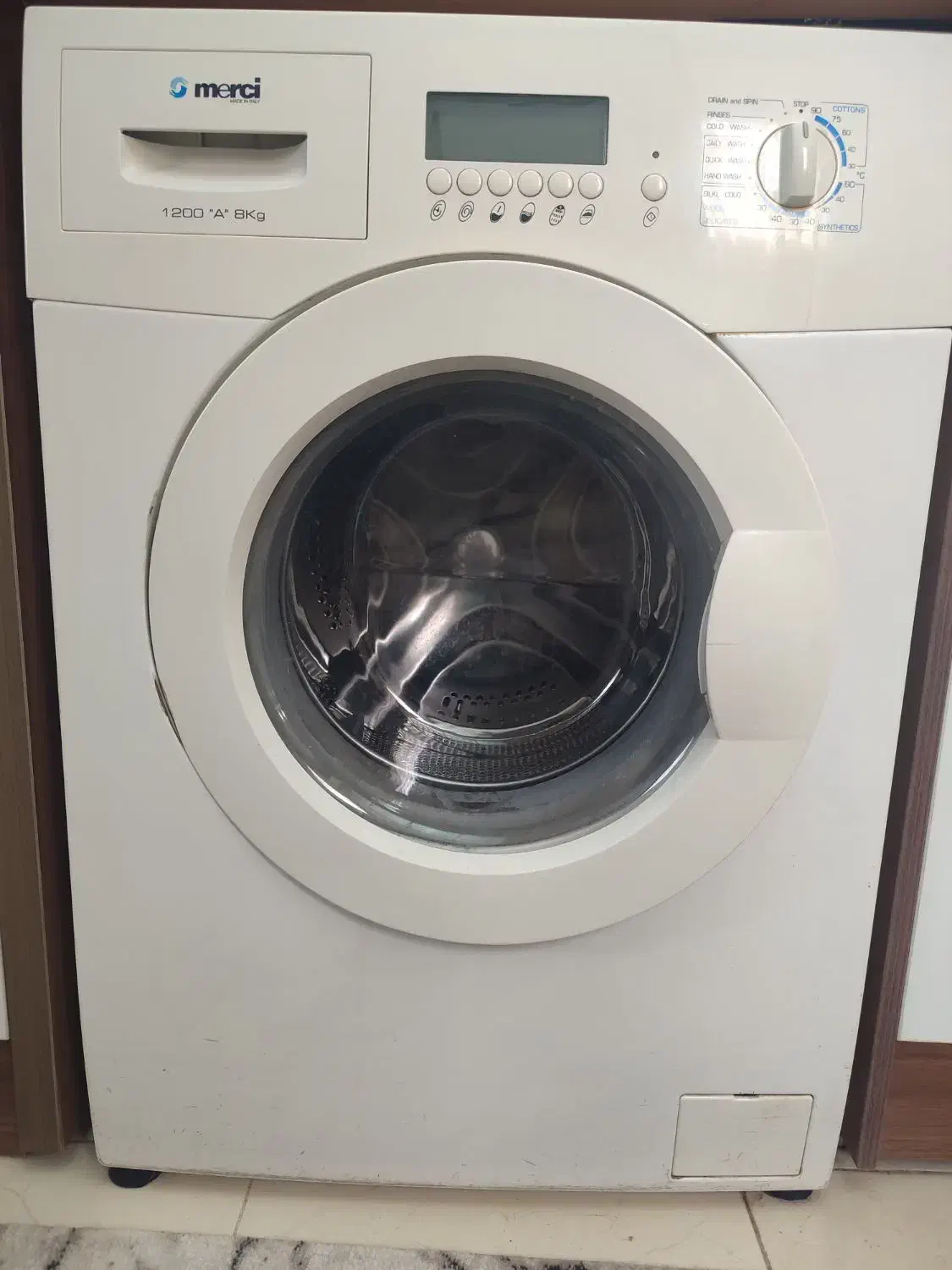 لباسشویی merci 8kg|ماشین لباسشویی و خشک‌کن لباس|رباط‌کریم, مسکن مهر آبشناسان|دیوار