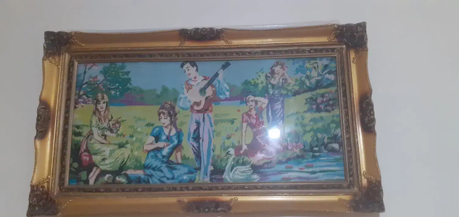 قاب کوبلن|تابلو فرش|اصفهان, شاهد|دیوار