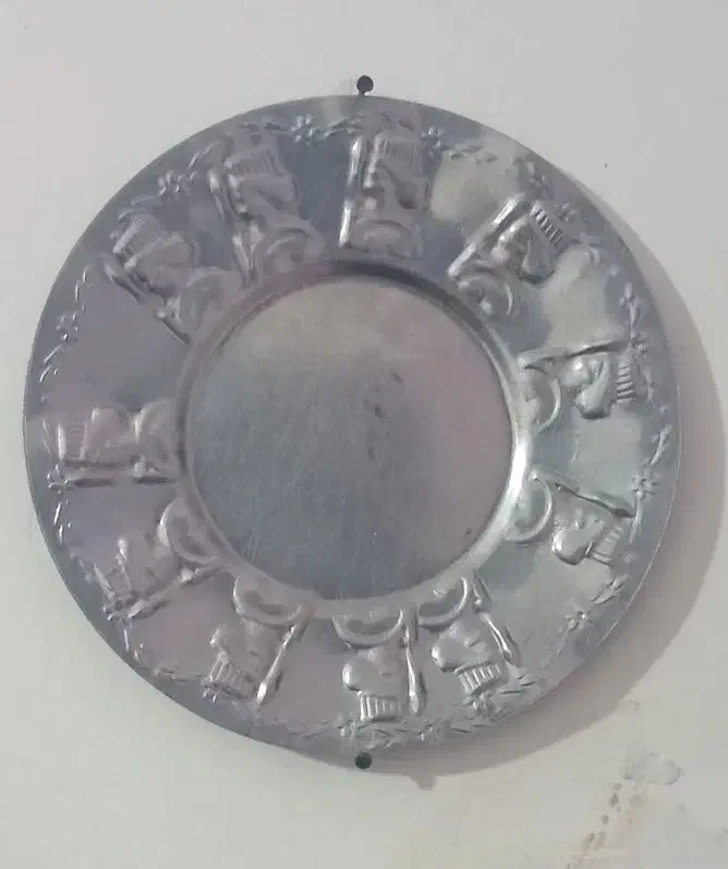 کاسه قلیان اهنی اصل قاجار|کلکسیون اشیاء عتیقه|زبرخان, |دیوار