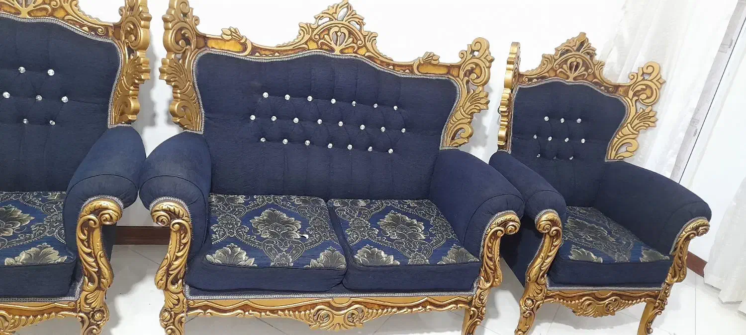 مبل ۷نفره|مبلمان خانگی و میز عسلی|کن, |دیوار