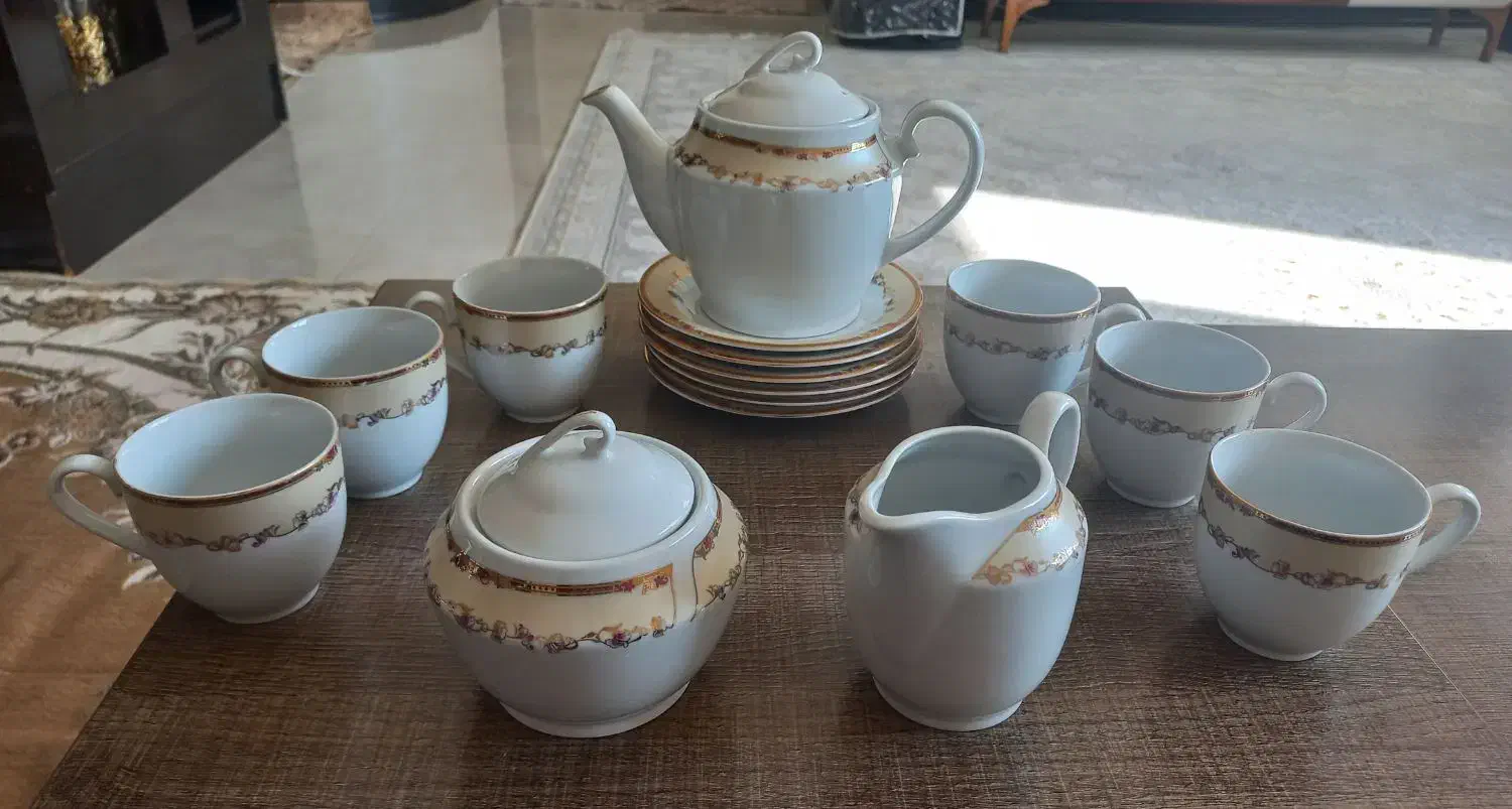 ست چای خوری توس ۱۷ پارچه|ظروف سرو و پذیرایی|شاهینشهر, طالقانی|دیوار