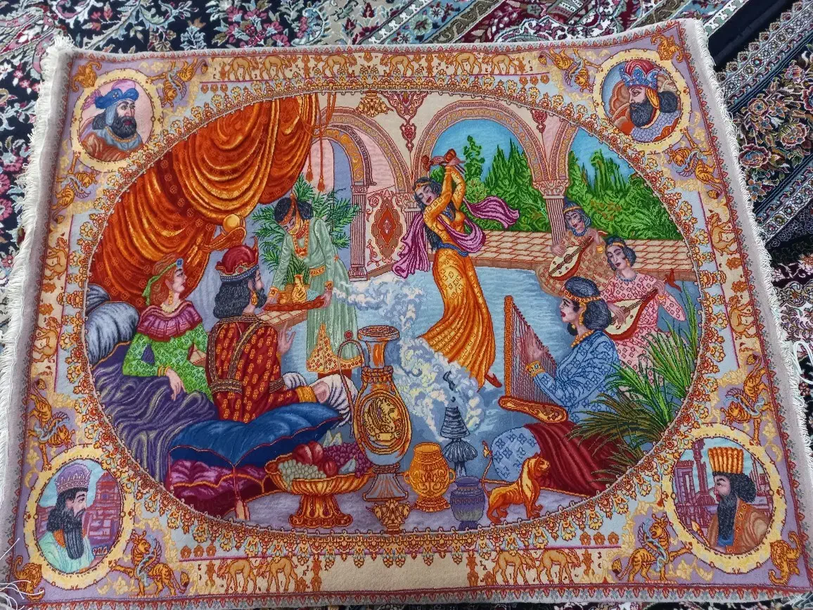 تابلو فرش دستبافت خسروپرویز|تابلو فرش|ری, شهرری|دیوار