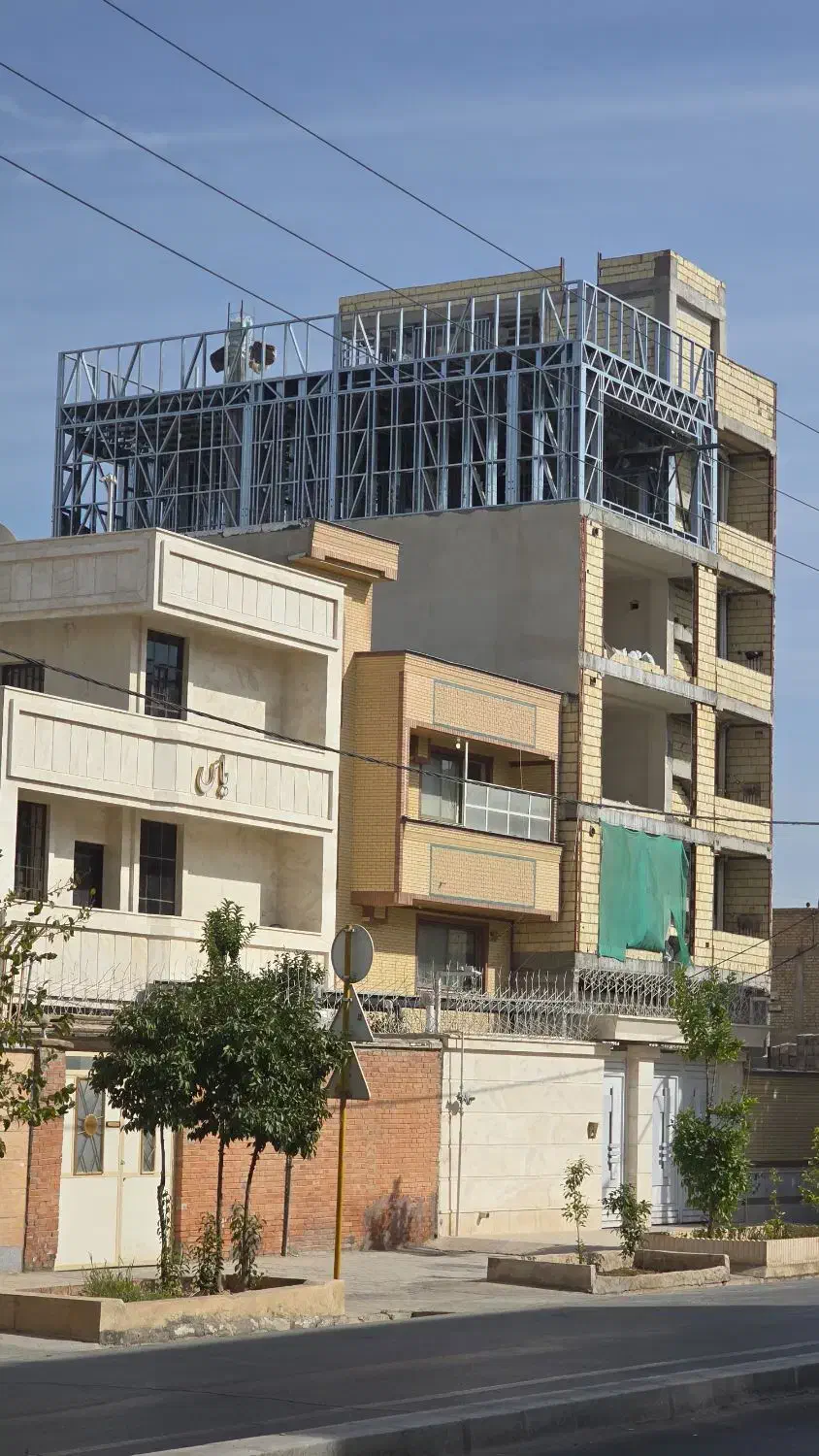 افزایش بنا با سازه سبک فولادی ال اس اف lsf|خدمات پیشه و مهارت|شیراز, ارم|دیوار