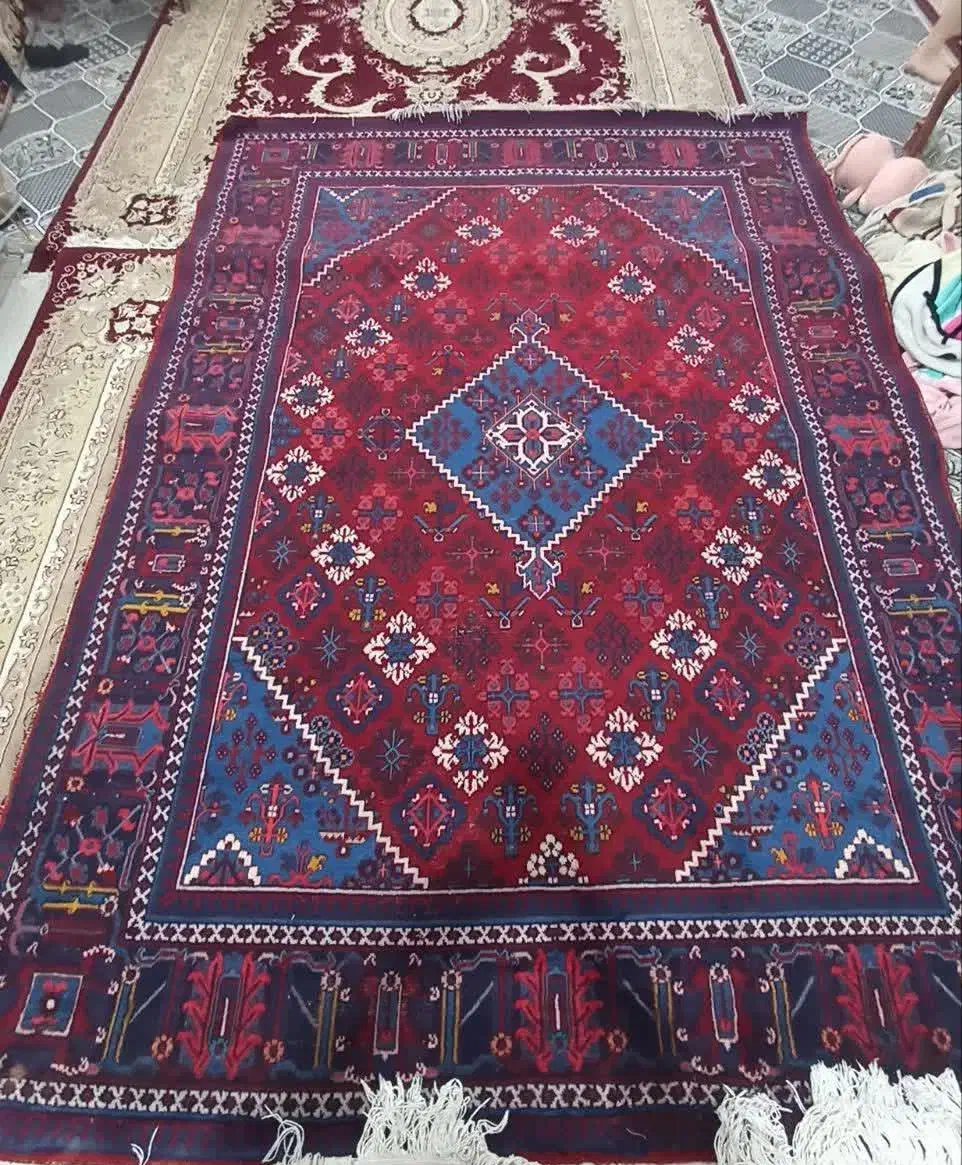 قالی دست بافت جوشقانی ۶متر|فرش|کاشان, کشاورز|دیوار