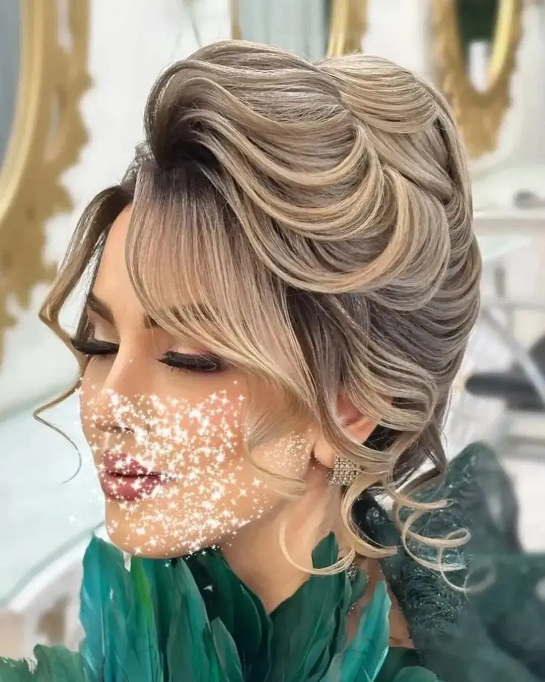 میکاپ وشینیون سالن چهره نگار سالاریه|خدمات آرایشگری و زیبایی|قم, سالاریه|دیوار