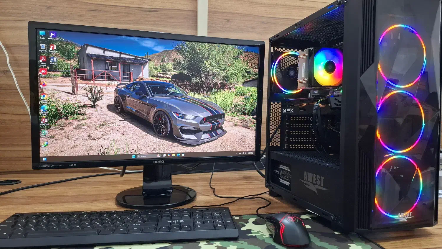 کیس گیمینگ i3-12100F / RX 580 8GB|رایانه رومیزی|گرگان, |دیوار