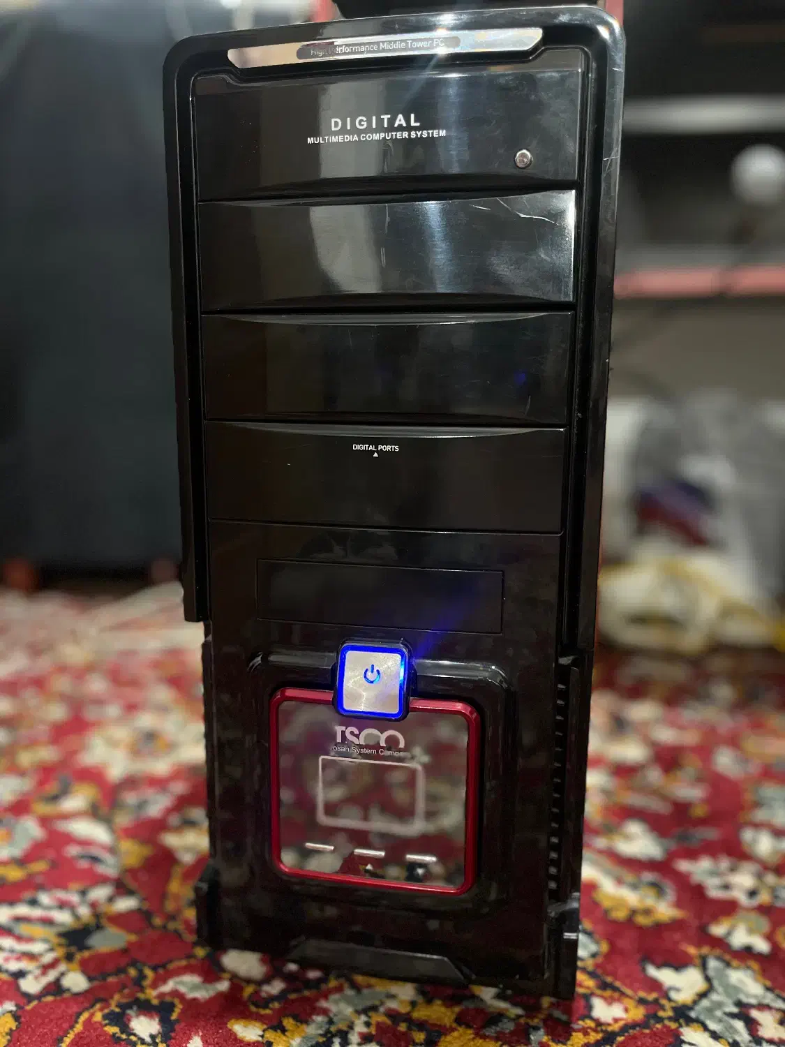 کامپیوتر تکمیل همراه با باند و میزش|رایانه رومیزی|رشت, جانبازان|دیوار