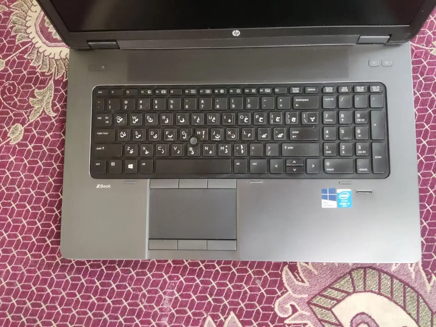 لپ تاپ Hp زدبوک باگرافیک۴ برا بازی و درس|رایانه همراه|اصفهان, احمدآباد|دیوار
