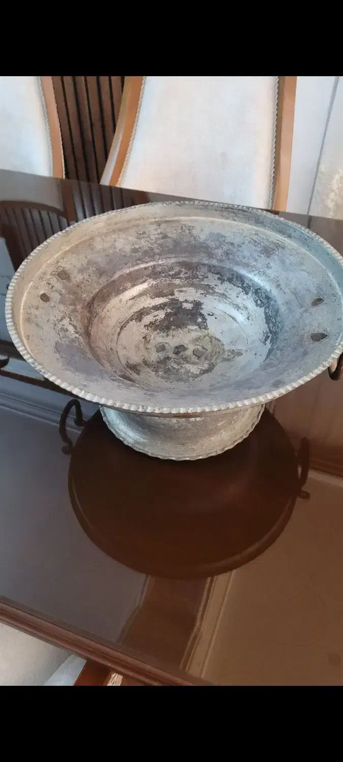 منقل مسی قدیمی|کلکسیون اشیاء عتیقه|رامسر, |دیوار