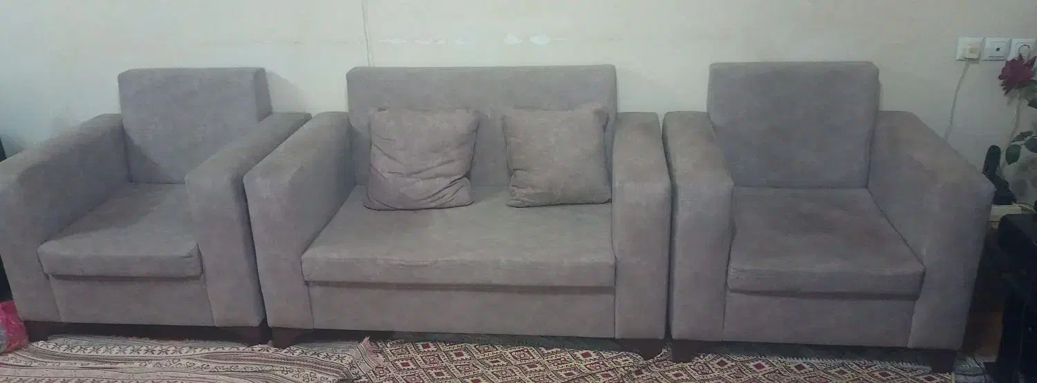 مبلمان هفت نفره مبل راحتی|مبلمان خانگی و میز عسلی|رشت, رودبارتان|دیوار
