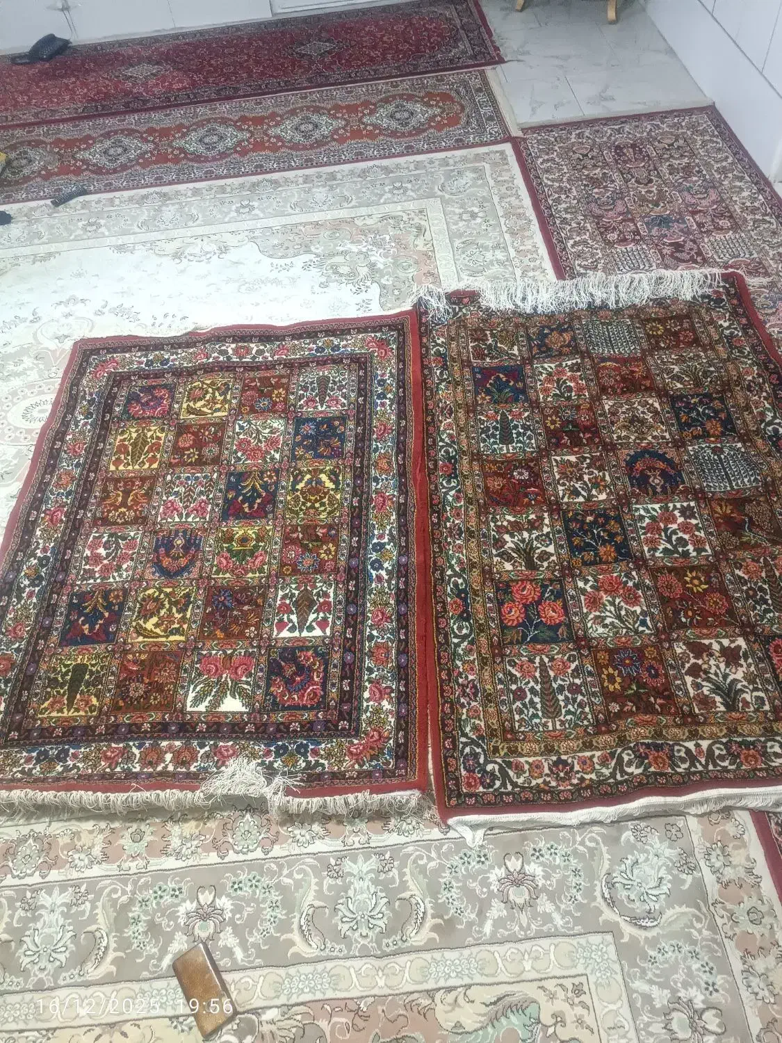 قالی دستبافت چالشتری|فرش|اصفهان, برلیان|دیوار