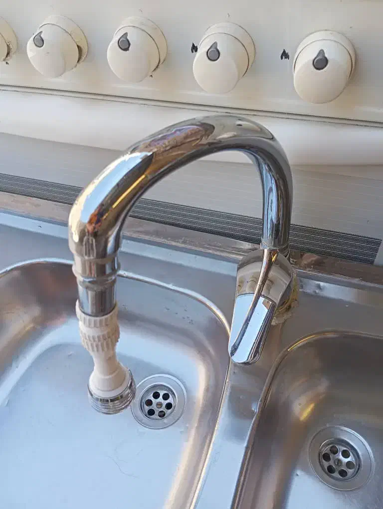 سینک ظرفشویی و شیر اهرمی|مصالح و تجهیزات ساختمان|محلات, |دیوار