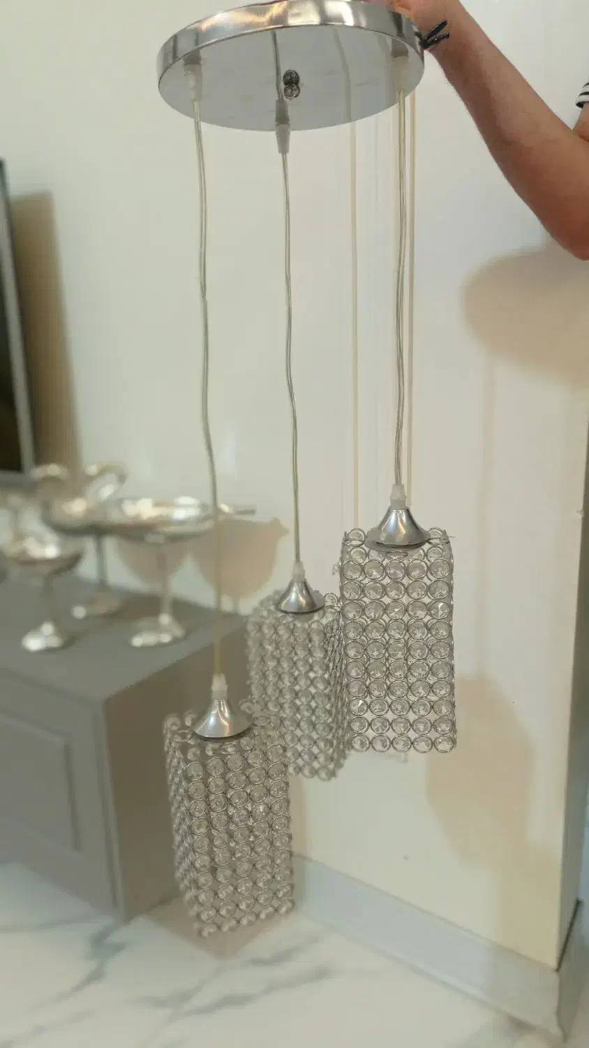 لوستر|لوستر و چراغ آویز|خرمآباد, |دیوار