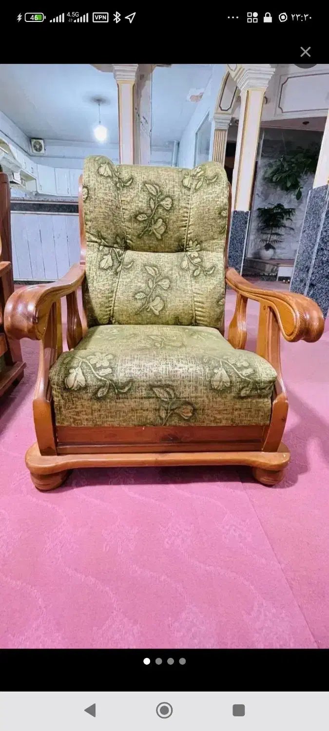 مبل چهارنفره تکی|مبلمان خانگی و میز عسلی|قیدار, |دیوار