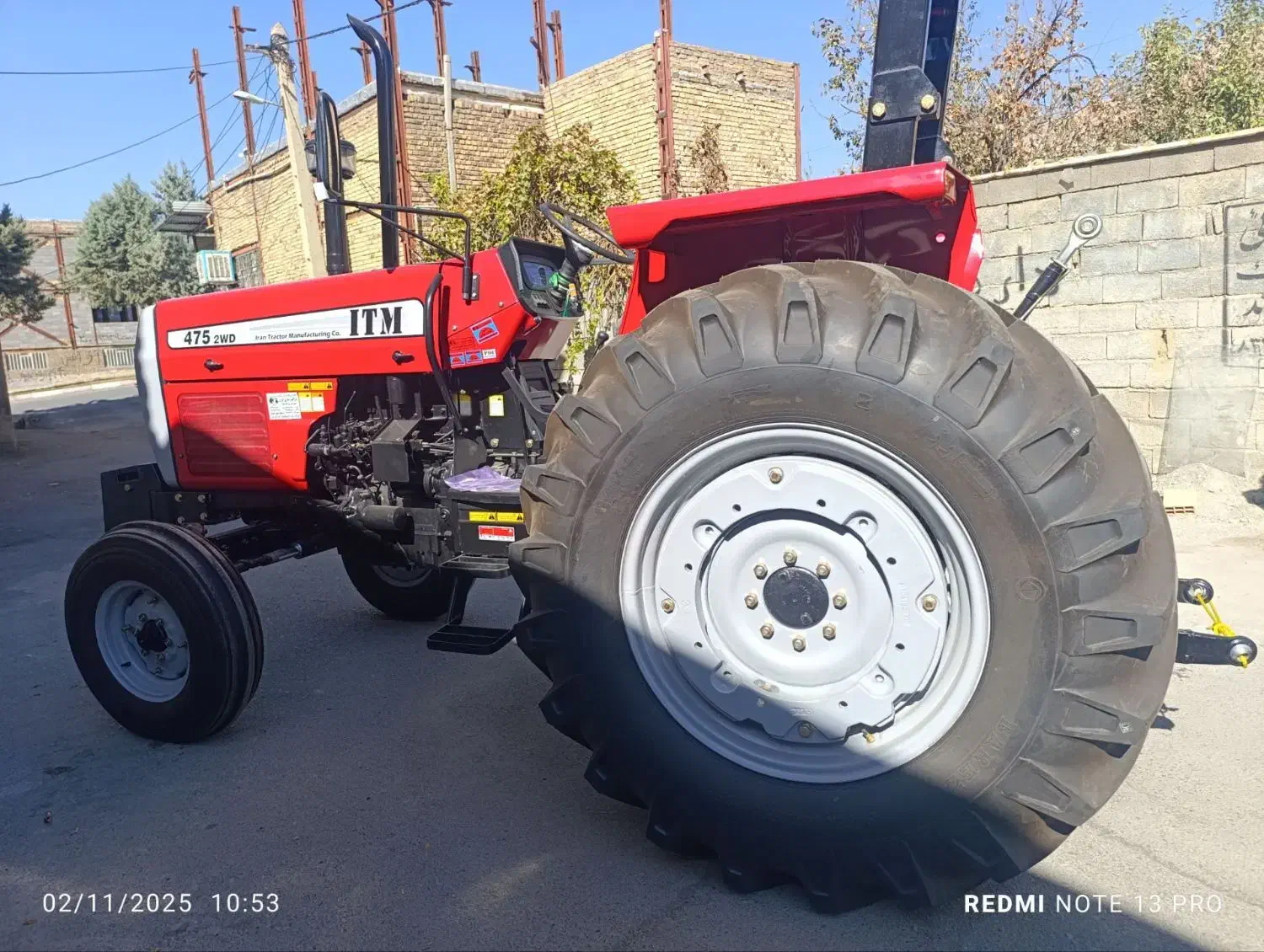 تراکتور 475 تک 1403 خشک|خودرو سنگین|صحنه, |دیوار