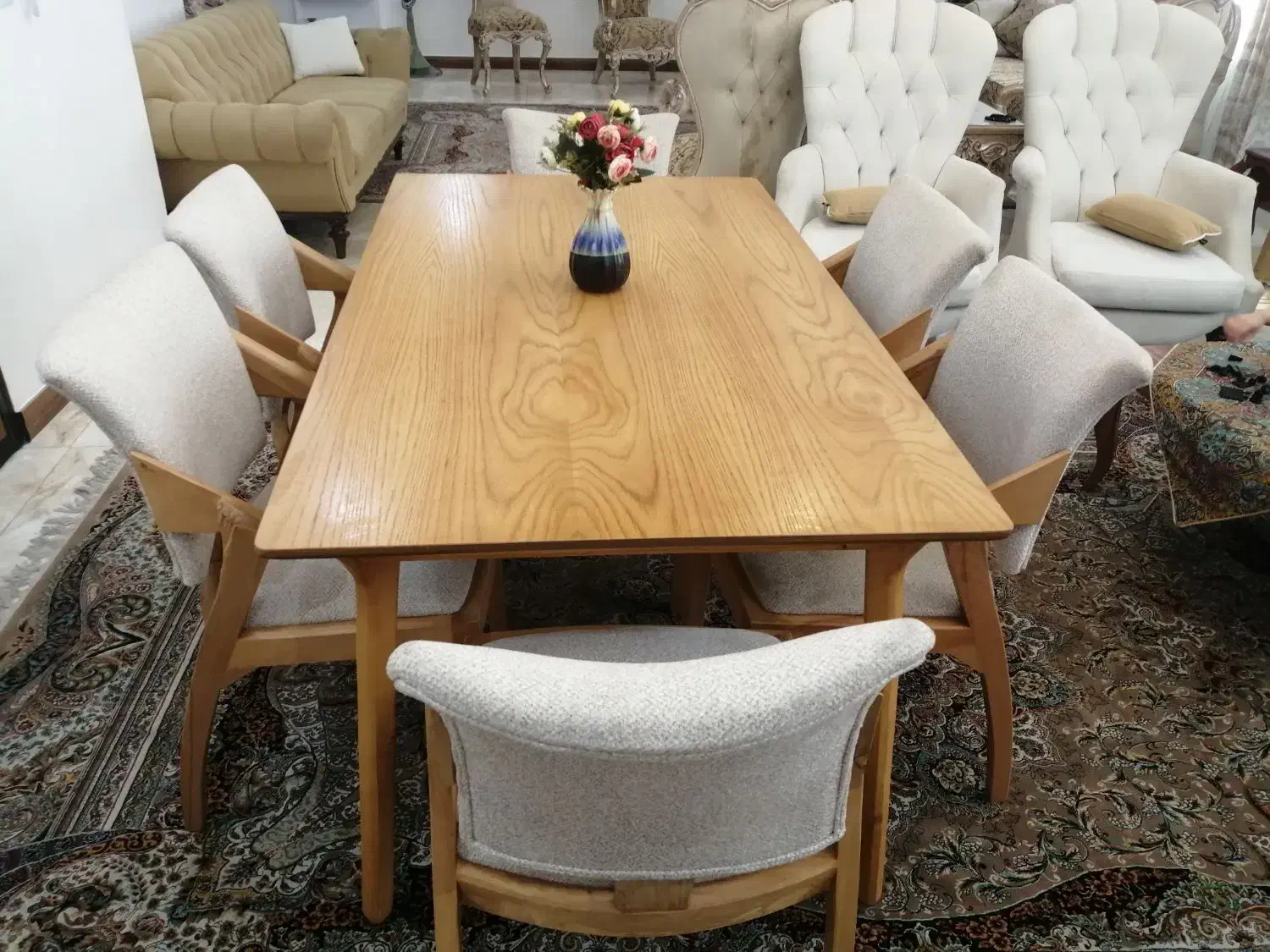 میز ناهار خوری 6 نفره|میز و صندلی غذاخوری|لاهیجان, گلستان|دیوار