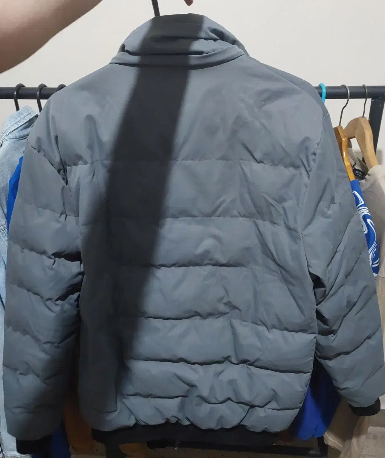 کاپشن نروژ رنگ طوسی (دو رو ) کاملا نو|لباس|تهران, امیریه|دیوار