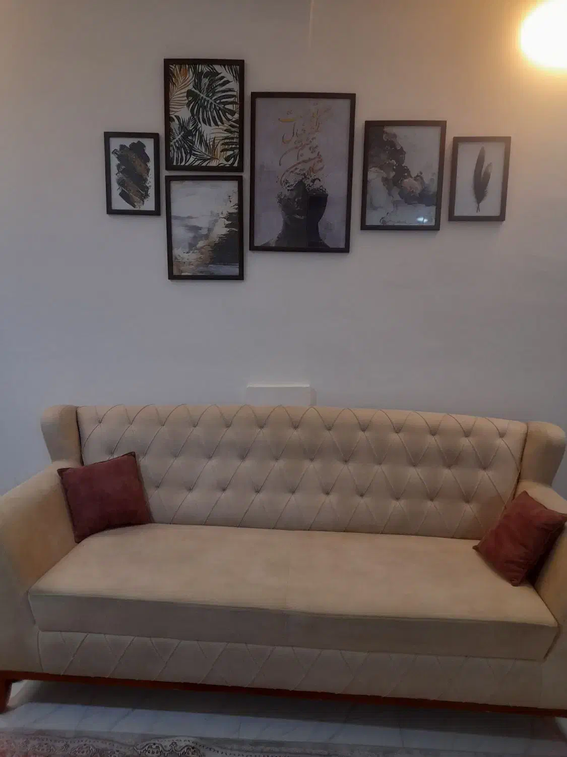 تابلو ۶تیکه مدرن دکوراتیو شاه نشین|تابلو، نقاشی، عکس|بروجرد, |دیوار