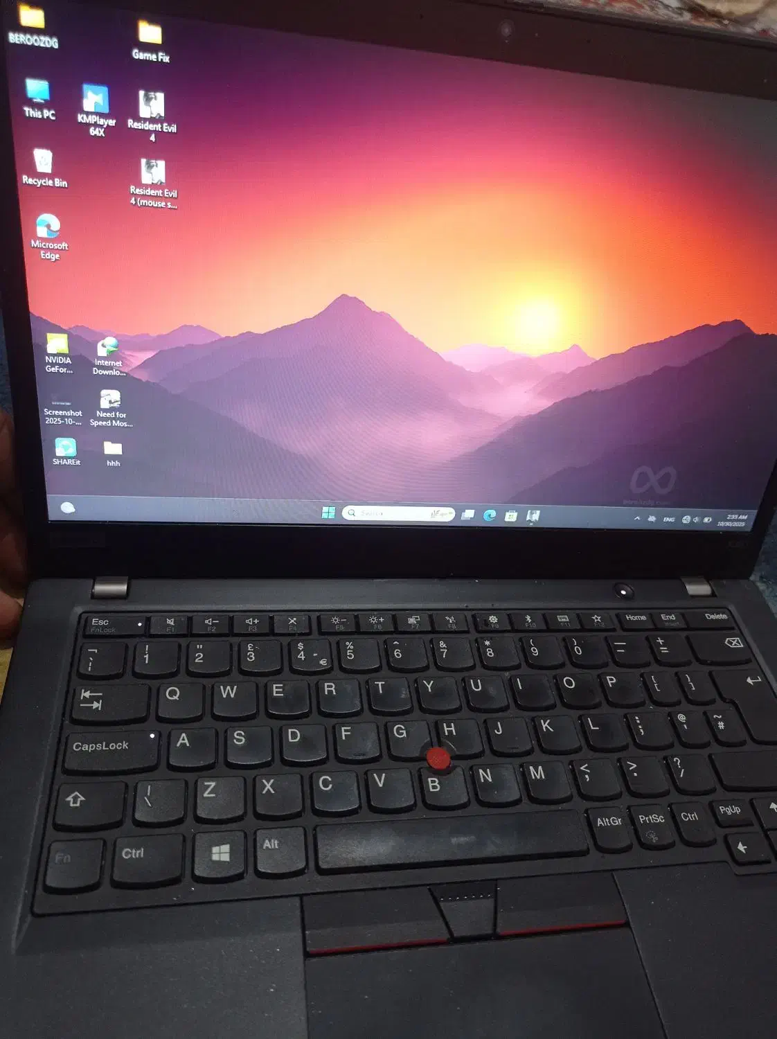 لب تاب lenevo x 390|رایانه همراه|فردیس, نگارستان|دیوار